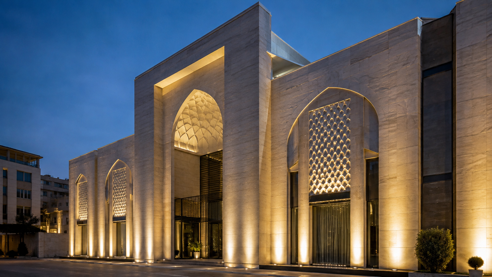 وال واشر LED در نورپردازی نمای ساختمان
