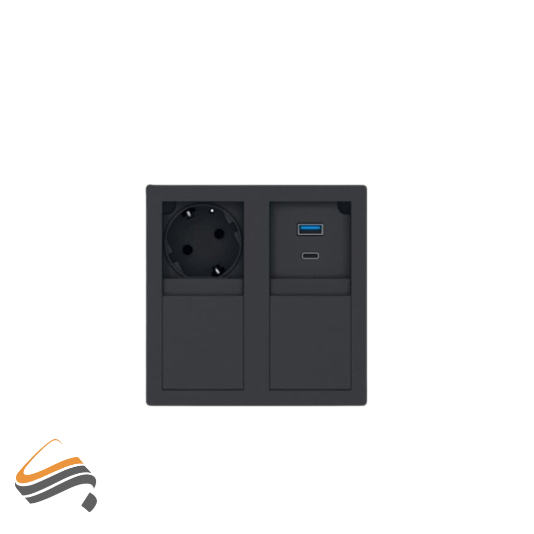 پریز توکار ملونی مدل ASA-VERSAHIT-USB