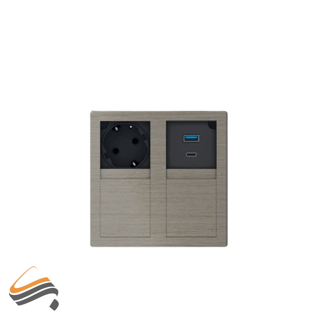 پریز توکار ملونی مدل ASA-VERSAHIT-USB